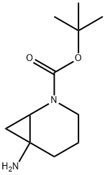 2-Azabicyclo[4.1.0]heptane-2-carboxylic acid, 6-amino-, 1,1-dimethylethyl ester 结构式