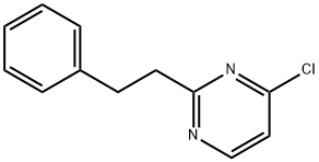 Pyrimidine, 4-chloro-2-(2-phenylethyl)- 结构式