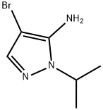 4-溴-1-异丙基-1H-吡唑-5-胺 结构式