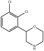 Morpholine, 2-(2,3-dichlorophenyl)- 结构式