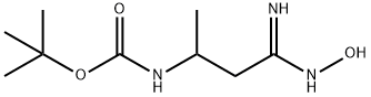 叔丁基N-[1-(N'-羟基氨基甲酰氨基)丙-2-基]氨基甲酸酯 结构式
