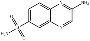 6-Quinoxalinesulfonamide, 2-amino- 结构式