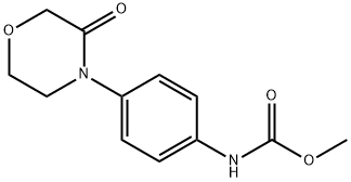 Carbamic acid, N-[4-(3-oxo-4-morpholinyl)phenyl]-, methyl ester 结构式