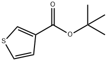 3-thiophenecarboxylic acid tert-butyl ester 结构式