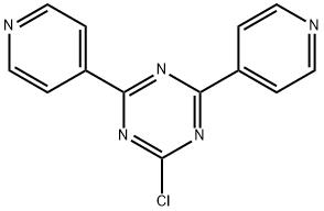 2-氯 -4,6-二(吡啶 -4-基) -1,3,5-三嗪 结构式