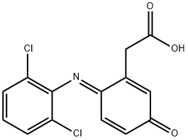 Diclofenac 2,5-Quinone Imine 结构式