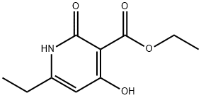 Ethyl 6-ethyl-4-hydroxy-2-oxo-1,2-dihydropyridine-3-carboxylate 结构式
