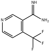 4-(Trifluoromethyl)nicotinimidamide 结构式