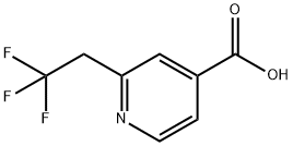 2-(2,2,2-三氟乙基)异烟酸 结构式