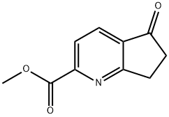 methyl 5-oxo-5H,6H,7H-cyclopenta[b]pyridine-2-carboxylate 结构式