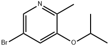 Pyridine, 5-bromo-2-methyl-3-(1-methylethoxy)- 结构式