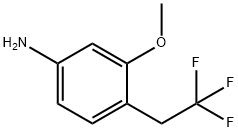 Benzenamine, 3-methoxy-4-(2,2,2-trifluoroethyl)- 结构式