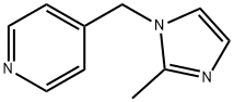 Pyridine, 4-[(2-methyl-1H-imidazol-1-yl)methyl]- 结构式