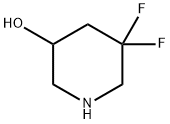 5,5-Difluoro-piperidin-3-ol 结构式
