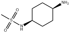 CIS-N-(4-氨基环己基)甲磺酰胺 结构式