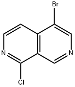 5-溴-1-氯-2,7-萘吡啶 结构式