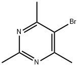 5-溴-2,4,6-三甲基嘧啶 结构式