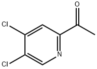 1-(4,5-二氯吡啶-2-基)乙烷-1-酮 结构式