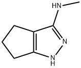 N-甲基-1,4,5,6-四氢环戊二烯并[C]吡唑-3-胺 结构式