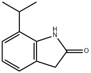 7-异丙基二氢吲哚-2-酮 结构式