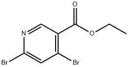 4,6-二溴烟酸乙酯 结构式