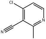 3-Pyridinecarbonitrile, 4-chloro-2-methyl- 结构式