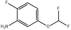 5-(二氟甲氧基)-2-氟苯胺 结构式