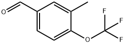 3-甲基-4-(三氟甲氧基)苯甲醛 结构式