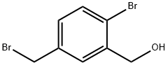 Benzenemethanol, 2-bromo-5-(bromomethyl)- 结构式