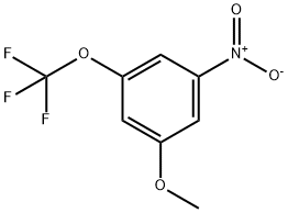 Benzene, 1-methoxy-3-nitro-5-(trifluoromethoxy)- 结构式