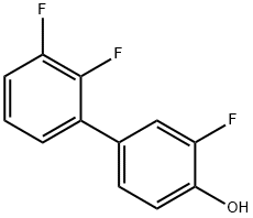 4-(2,3-二氟苯基)-2-氟苯酚 结构式