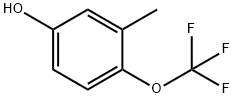 3-甲基-4-(三氟甲氧基)苯酚 结构式