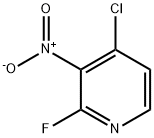 Pyridine, 4-chloro-2-fluoro-3-nitro- 结构式