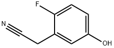 2-(2-氟-5-羟基苯基)乙腈 结构式