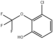 Phenol, 3-chloro-2-(trifluoromethoxy)- 结构式