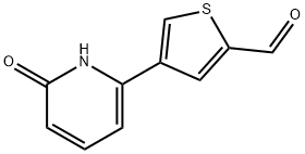 6-(2-Formylthiophen-4-yl)-2-hydroxypyridine 结构式