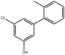 3-氯-5-(2-甲基苯基)苯酚 结构式