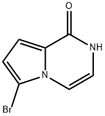 6-溴吡咯并[1,2-A]吡嗪-1(2H)-酮 结构式