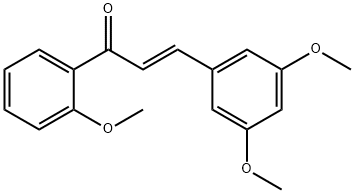 2-Propen-1-one, 3-(3,5-dimethoxyphenyl)-1-(2-methoxyphenyl)-, (2E)- 结构式