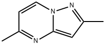 2,5-二甲基吡唑并[1,5-A]嘧啶 结构式