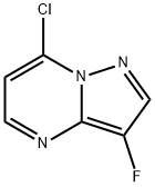 Pyrazolo[1,5-a]pyrimidine, 7-chloro-3-fluoro- 结构式