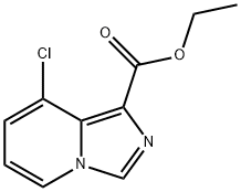 8-氯咪唑并[1,5-A]吡啶-1-羧酸乙酯 结构式