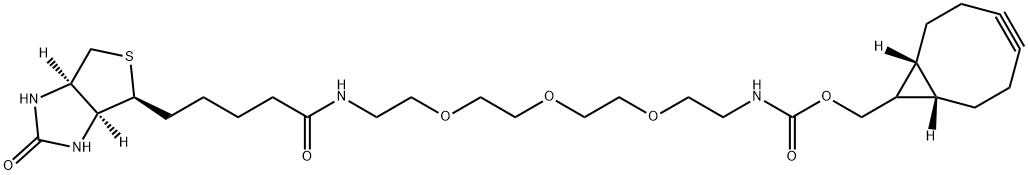 ENDO-BCN-PEG3-BIOTIN 结构式