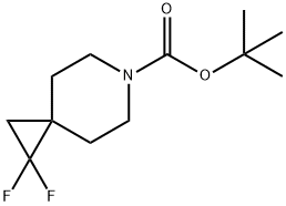 tert-butyl 1,1-difluoro-6-azaspiro[2.5]octane-6-carboxylate 结构式