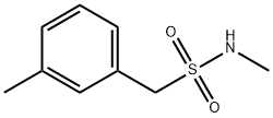 1-(3-氰基苯基)-N- 甲基甲磺酰胺 结构式