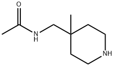 Acetamide, N-[(4-methyl-4-piperidinyl)methyl]- 结构式