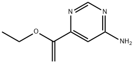 4-Pyrimidinamine, 6-(1-ethoxyethenyl)- 结构式