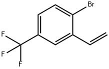 Benzene, 1-bromo-2-ethenyl-4-(trifluoromethyl)- 结构式