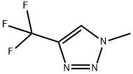 1H-1,2,3-Triazole, 1-methyl-4-(trifluoromethyl)- 结构式