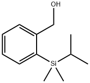 2-(异丙基二甲基硅烷基)苯甲醇 结构式